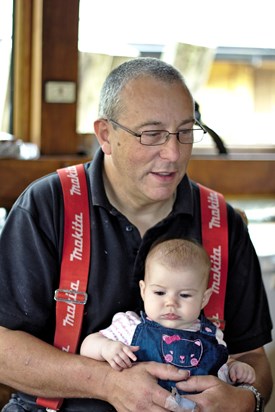 Grandpa and Isla Aug 2015