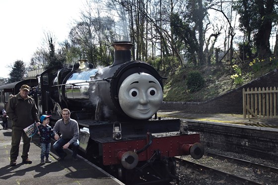 Day out with Thomas the tank engine Apr 2016