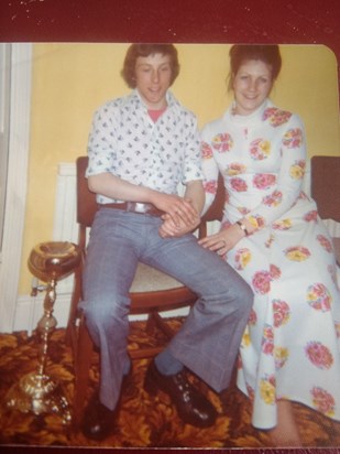 Bill, age 20 & Teresa 16. Party at my parents house.IMG 20230417 172308973