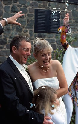 Dad and Jo's wedding