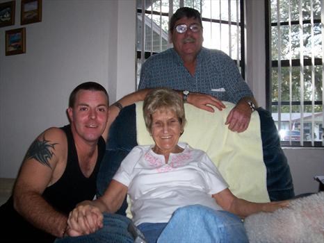 Kev,Dad and Grandma