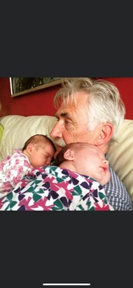 John and two of his granddaughters 