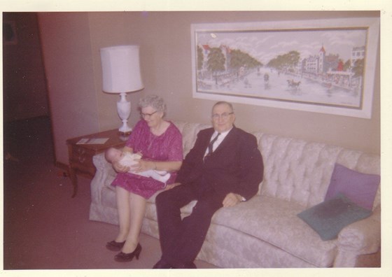 Eric with Grandma & Grandpa Hilst