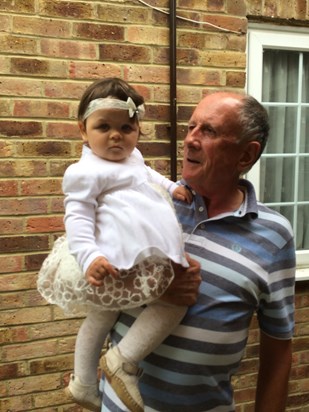 David and his granddaughter Mila