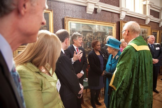 Meeting the Queen at Royal Holloway 2014