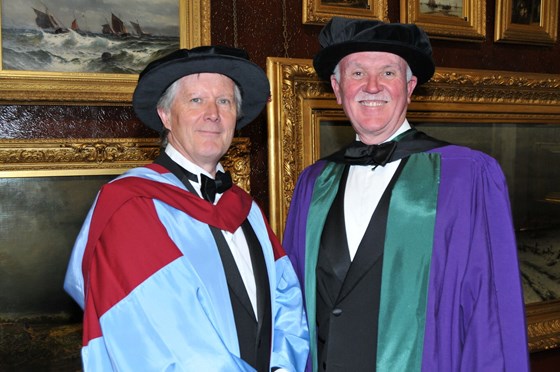 Orator for honorary degree to Adrian Waddingham 2016