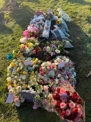 Thank you to everybody who attended Rebekah’s funeral , Thank you for her flowers.