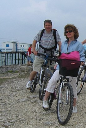 En vacances à La Palmyre, sortie vélo le long de la côte avec les carrelets des pécheurs 