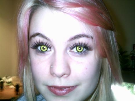 Beautiful <3 (Nicola with Yellow Contact lenses)