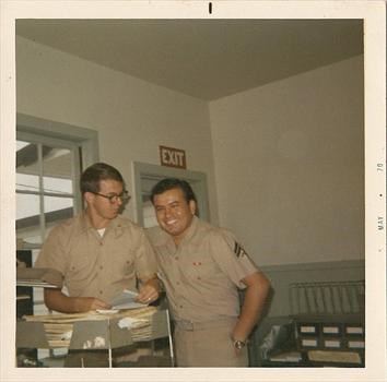 Ron and Juan at Camp Pendelton CA