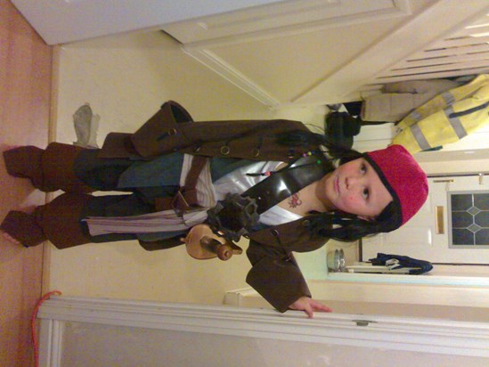 Ryan as captain Jack Sparrow