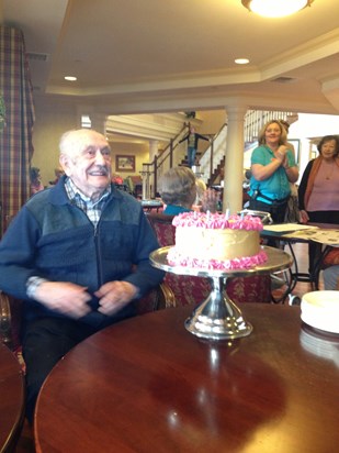 Dens 90th Birthday at Sunrise Senior Living in Fleet