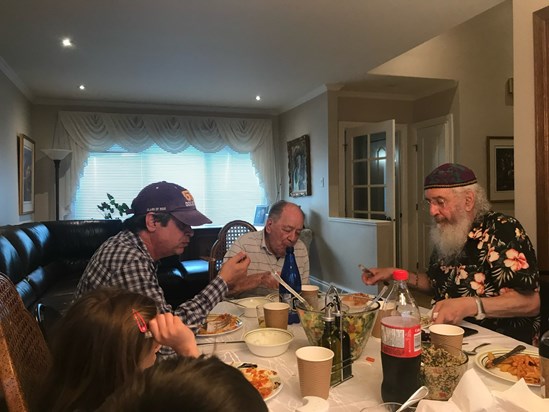 I often tried to seize the opportunity to invite Giris for dinner whenever he visited Montreal. In August 2019 I had the pleasure of having him, Uncle Iggy and Stanley. 
