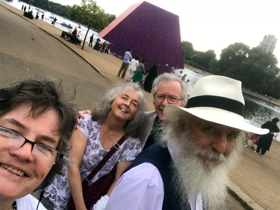 Patti, Narayani, Adrian and Giris at the Serpentine 2018