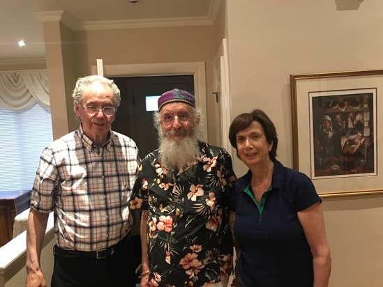 A visit from a special cousin in August 2019