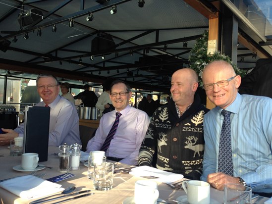 Serco Christmas lunch on River Thames 2014