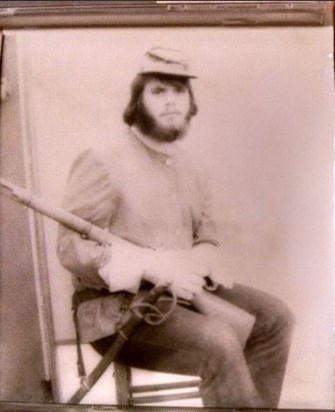 Young Mark Lewis circa 1972 in Civil War costume