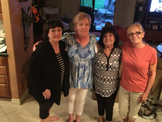 A Happy Trails Réunion in Palm Springs with Maureen, Gina, Rose & our Sweet Sandy 2016