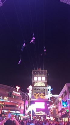 Zip Lining in Vegas 