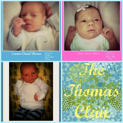 the Thomas clan. brothers and sister!