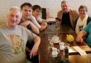 Simon, Dale, Liz, Alan and Meril - a lovely meet-up in London 2018