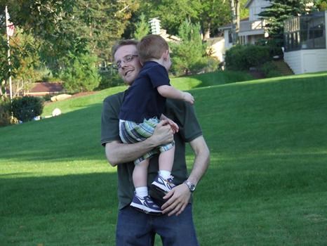2008 - Carrying his nephew Tyler.