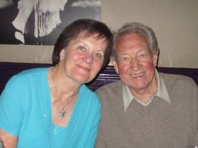 Dad with the love of his life, 1st June 2013