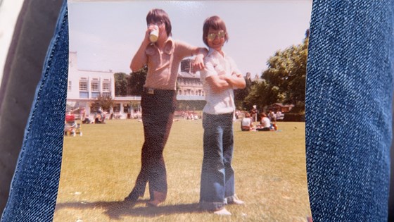 Simon and Duncan at Bristol Zoo age 11