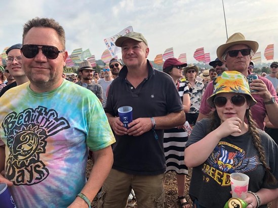 Watching Johnny Marr at Glastonbury 