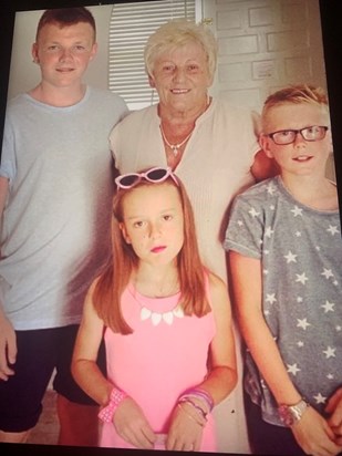 Mum,  Jack, George & Daisy 2014