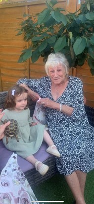 Mum and her great granddaughter Isabella x