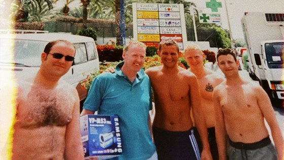 Gran Canaria lads holiday 2001