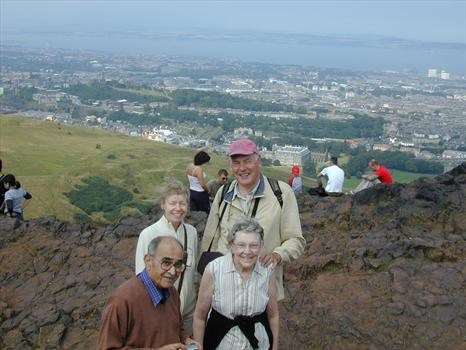 On Arthur's Seat, Edinburgh Aug 2004