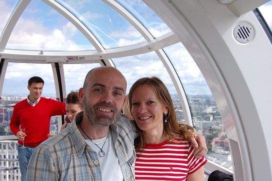 3rd Wedding Anniversary on London Eye