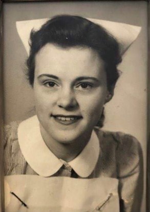 Ann as a beautiful young nurse