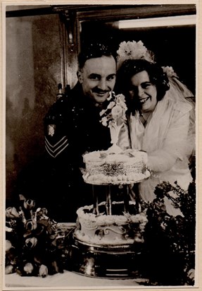 Bill and Marjorie wedding