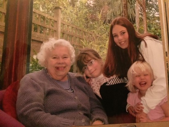Grandma and granddaughters