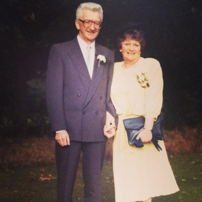 Trish and Ian’s wedding 1987