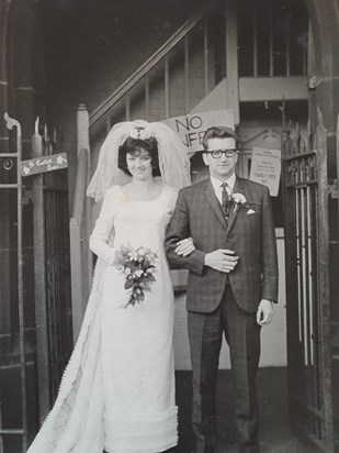Auntie Jeanne and uncle Stans wedding October 1966