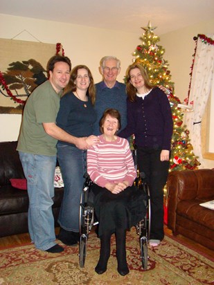 Mum, Dad, Ali, Dave & me Christmas 08