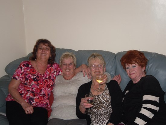 Christmas Dinner with the girls in Dec 2011