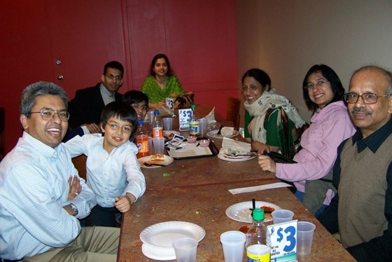 Good time with Krishnan and family!