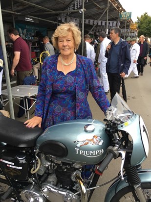 Goodwood Revival and Triumph Motorbike