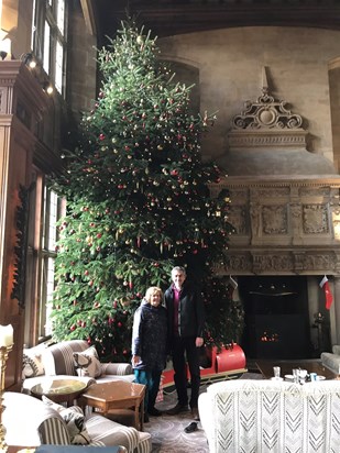 Christmas Tree with Dave at Bovey Castle