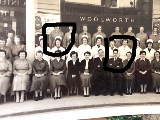Woolworths in St Austell where he met mum 