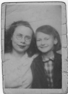 Sheila and her cousin Audrey as young girls Sheila about 14 -15 years