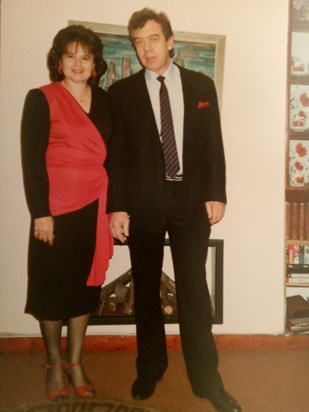 Our Dad Len with our Mum in the 1980's xx ??