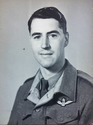 John as a glider pilot in 1946