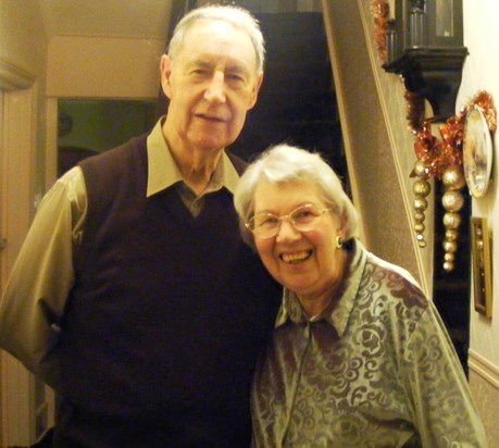 John & Elsie at home Christmas 2008