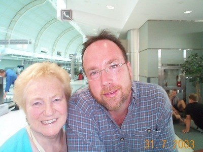 Mum and David